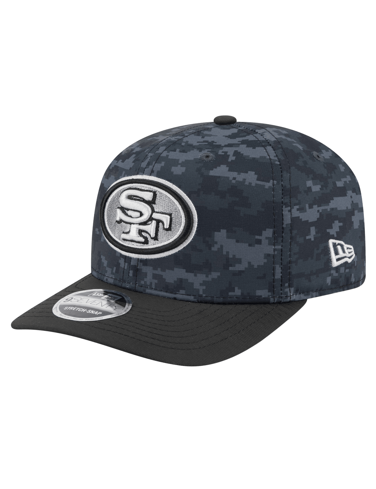 New Era Caps OSFM San Francisco 49ers New Era NFL 26 Salute To Service 9SEVENTY Sideline Stretch Snapback Hat