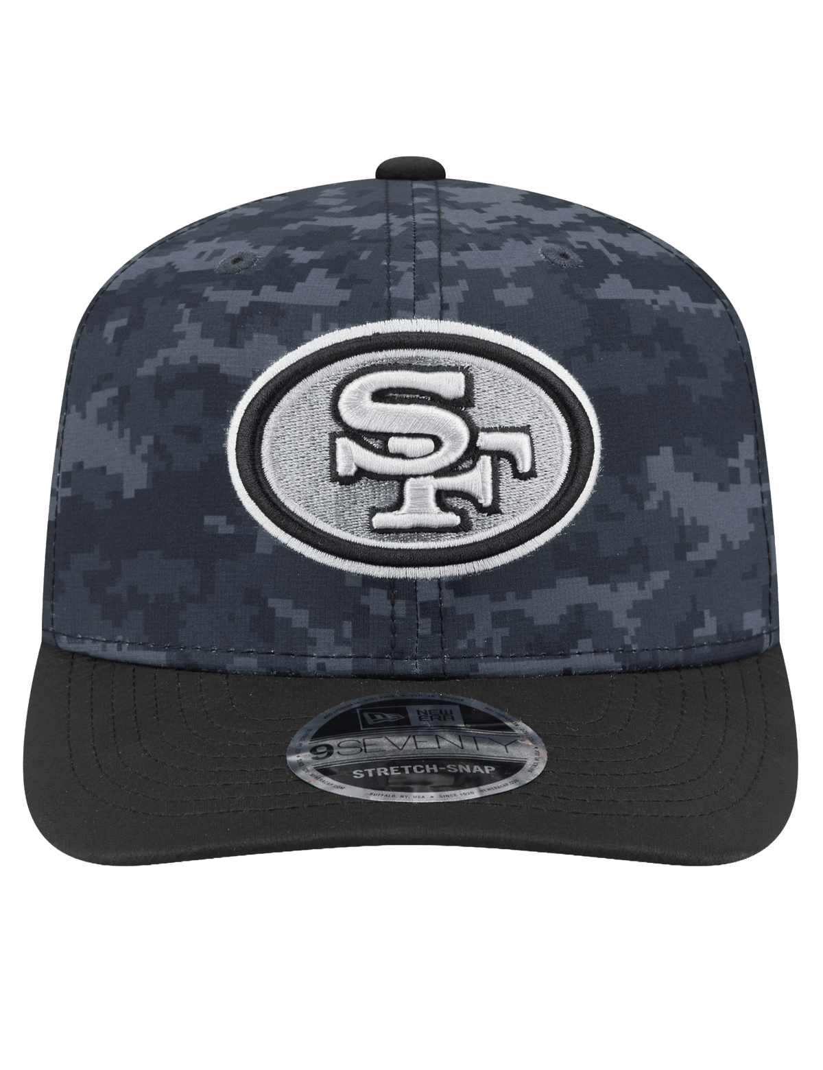 New Era Caps OSFM San Francisco 49ers New Era NFL 26 Salute To Service 9SEVENTY Sideline Stretch Snapback Hat