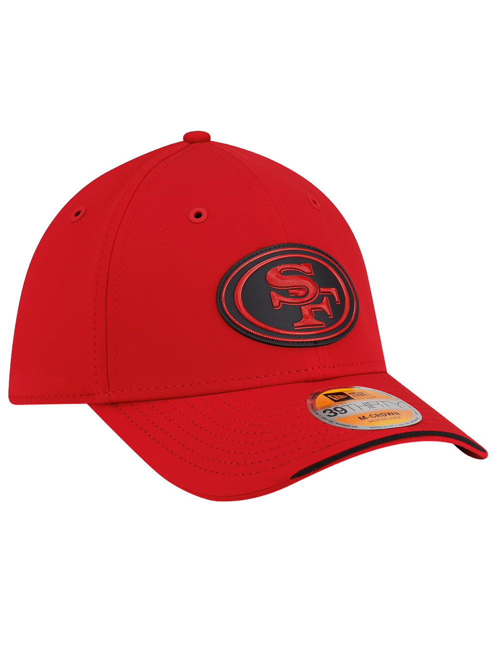 New Era Caps San Francisco 49ers New Era NFL 26 Sideline 39THIRTY M-Crown Stretch-Fit Hat - Red