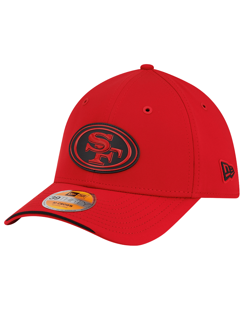 New Era Caps San Francisco 49ers New Era NFL 26 Sideline 39THIRTY M-Crown Stretch-Fit Hat - Red