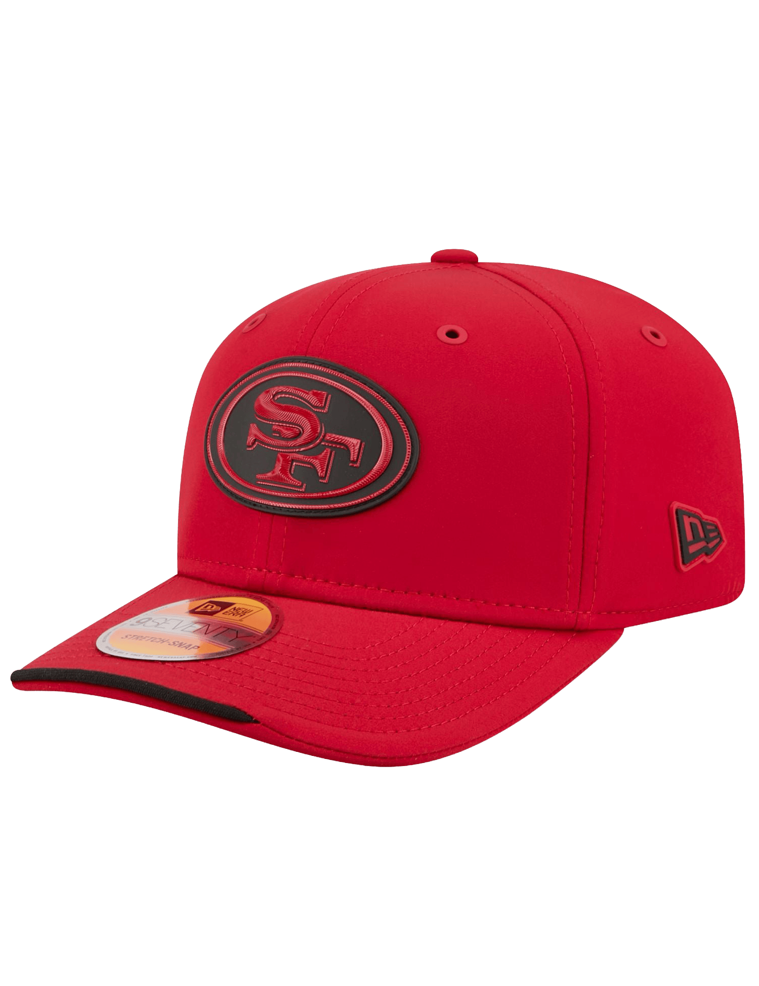 New Era Caps OSFM San Francisco 49ers New Era NFL 26 Sideline 9SEVENTY Stretch-Snapback Hat - Red