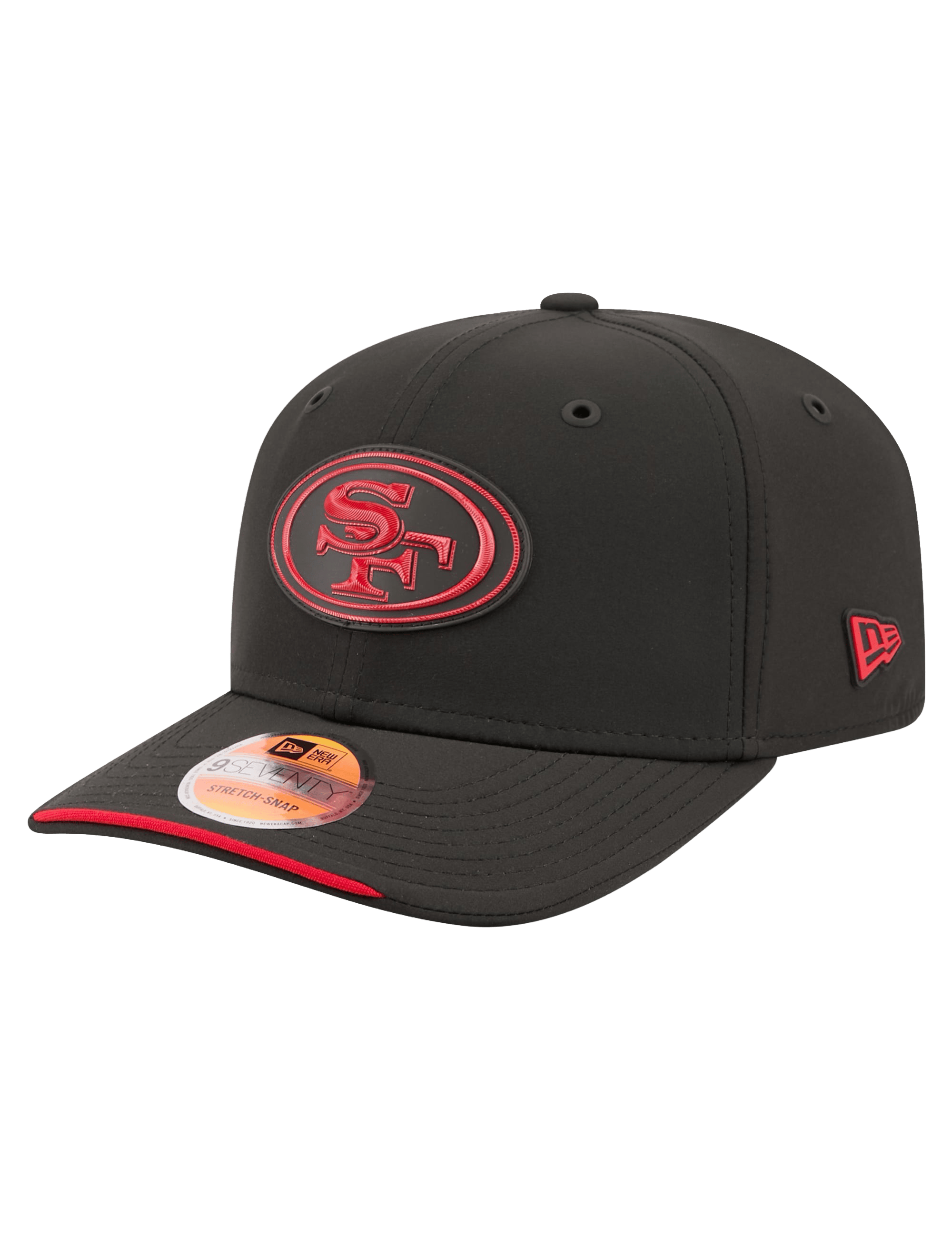 New Era Caps OSFM San Francisco 49ers New Era NFL 26 Sideline Alt 9SEVENTY Stretch-Snapback Hat - Black