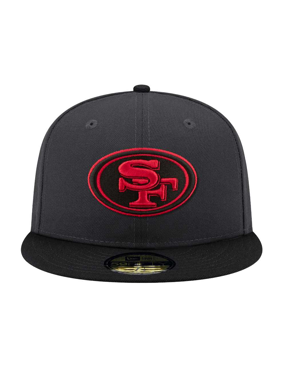 New Era Caps San Francisco 49ers New Era NFL Alt 59FIFTY Fitted Hat - Graphite/Black