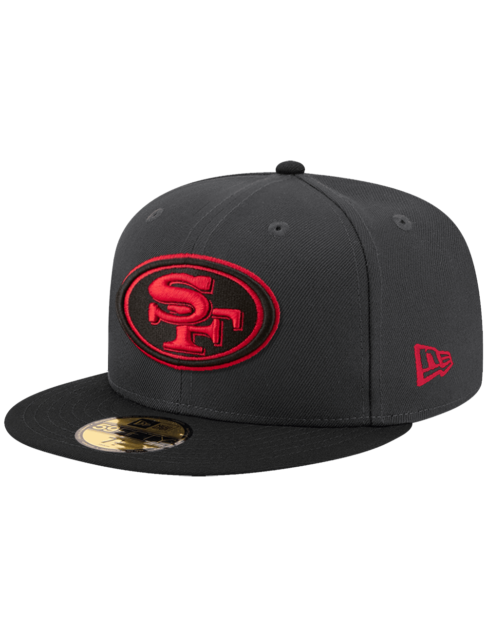 New Era Caps San Francisco 49ers New Era NFL Alt 59FIFTY Fitted Hat - Graphite/Black