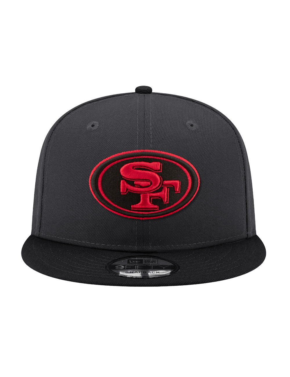 New Era Caps OSFA San Francisco 49ers New Era NFL Alt 9FIFTY Snapback Hat - Graphite/Black