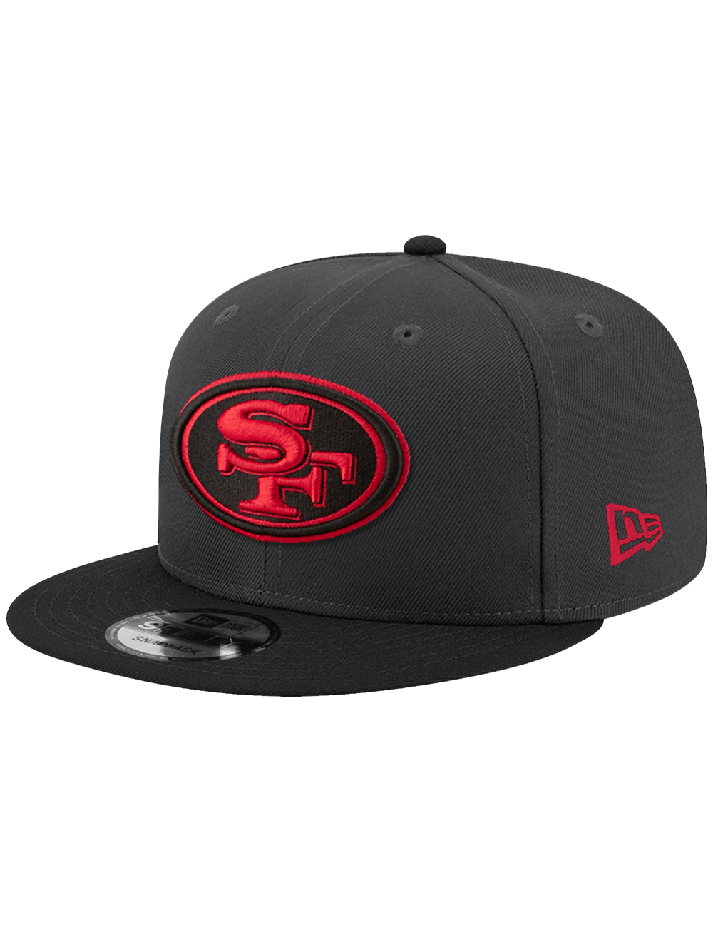 New Era Caps OSFA San Francisco 49ers New Era NFL Alt 9FIFTY Snapback Hat - Graphite/Black