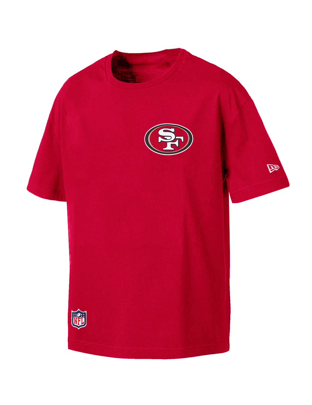New Era T-Shirts San Francisco 49ers New Era NFL Graphic Hit Oversized T-Shirt - Red