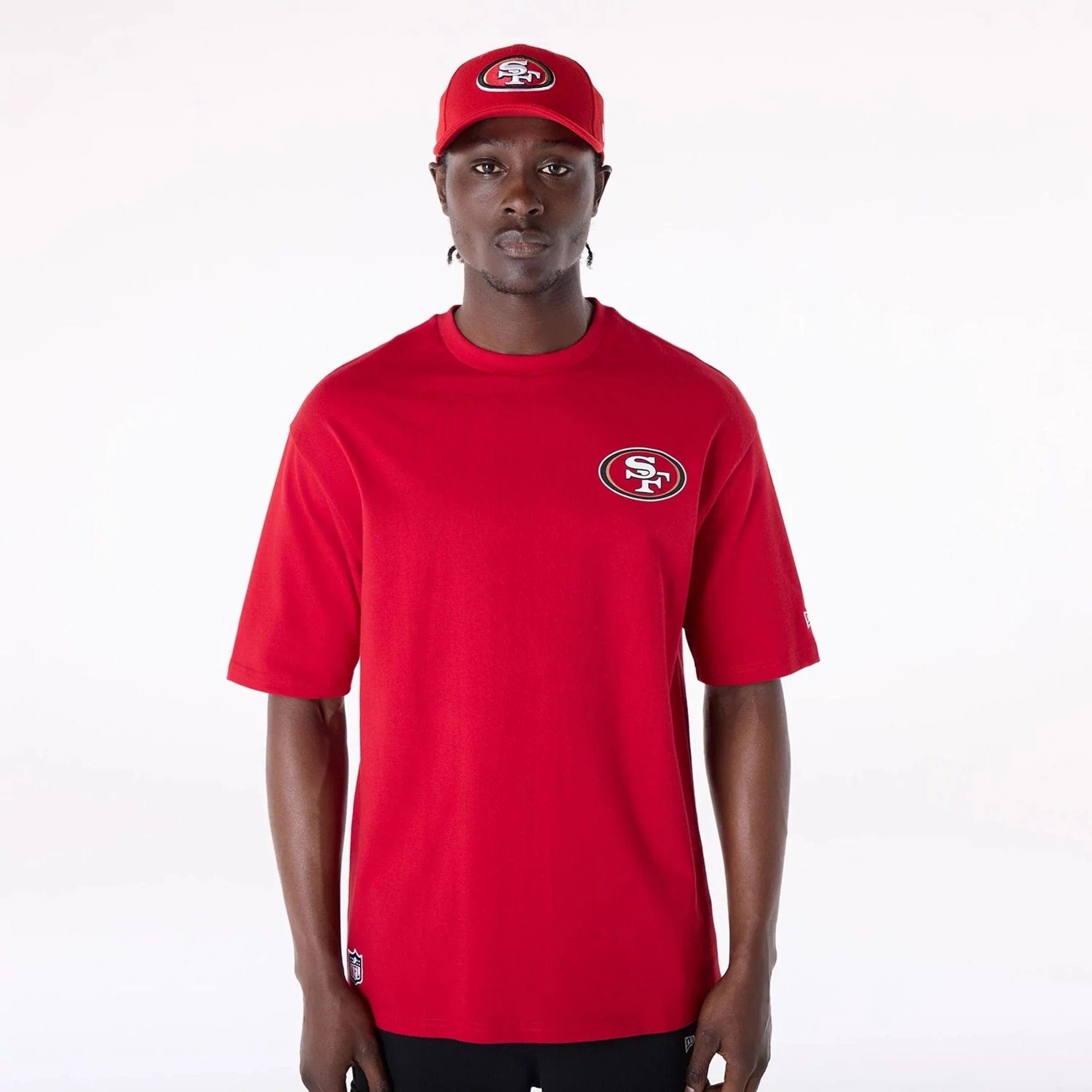 New Era T-Shirts San Francisco 49ers New Era NFL Graphic Hit Oversized T-Shirt - Red