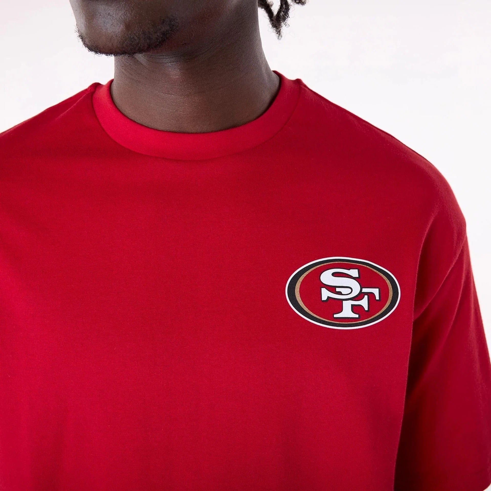 New Era T-Shirts San Francisco 49ers New Era NFL Graphic Hit Oversized T-Shirt - Red