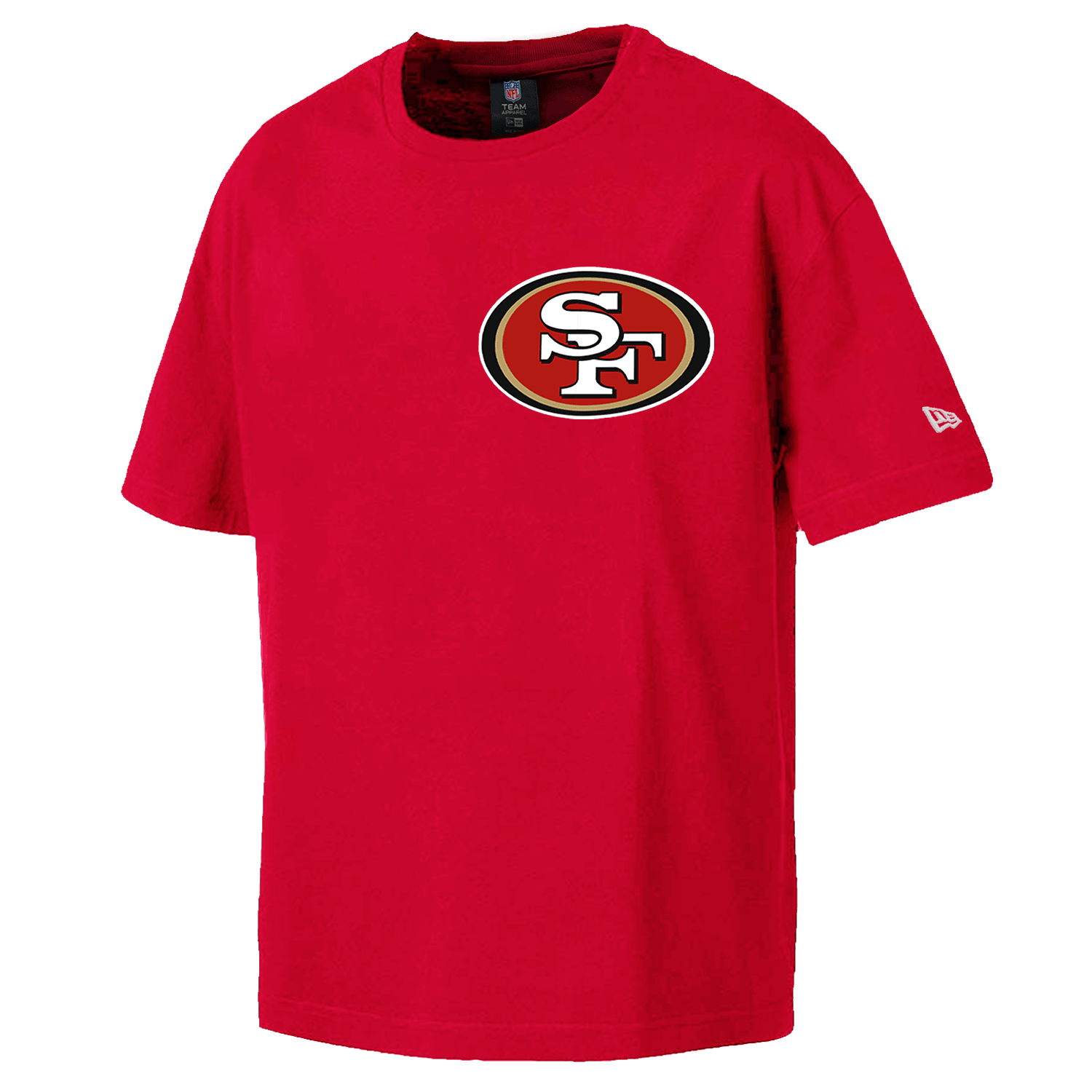 New Era T-Shirts San Francisco 49ers New Era NFL Logo Select Oversized T-Shirt - Red