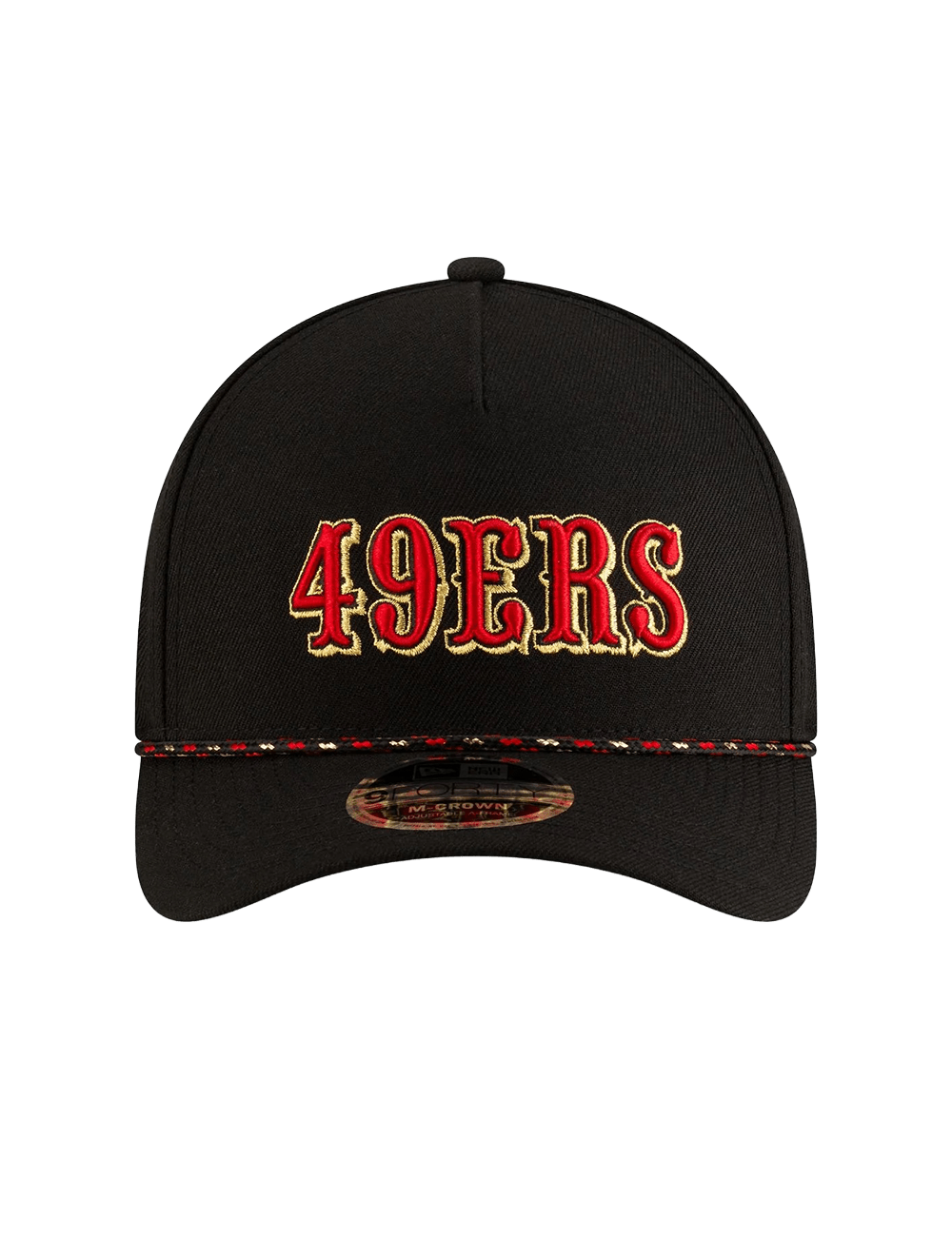 New Era Caps San Francisco 49ers New Era NFL Rivalries 9FORTY M-Crown Snapback Hat - Black