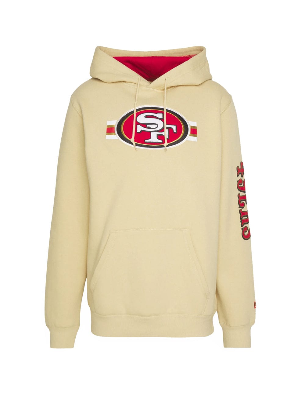 New Era Jumpers San Francisco 49ers New Era NFL Sideline Hoodie Jumper - Stone