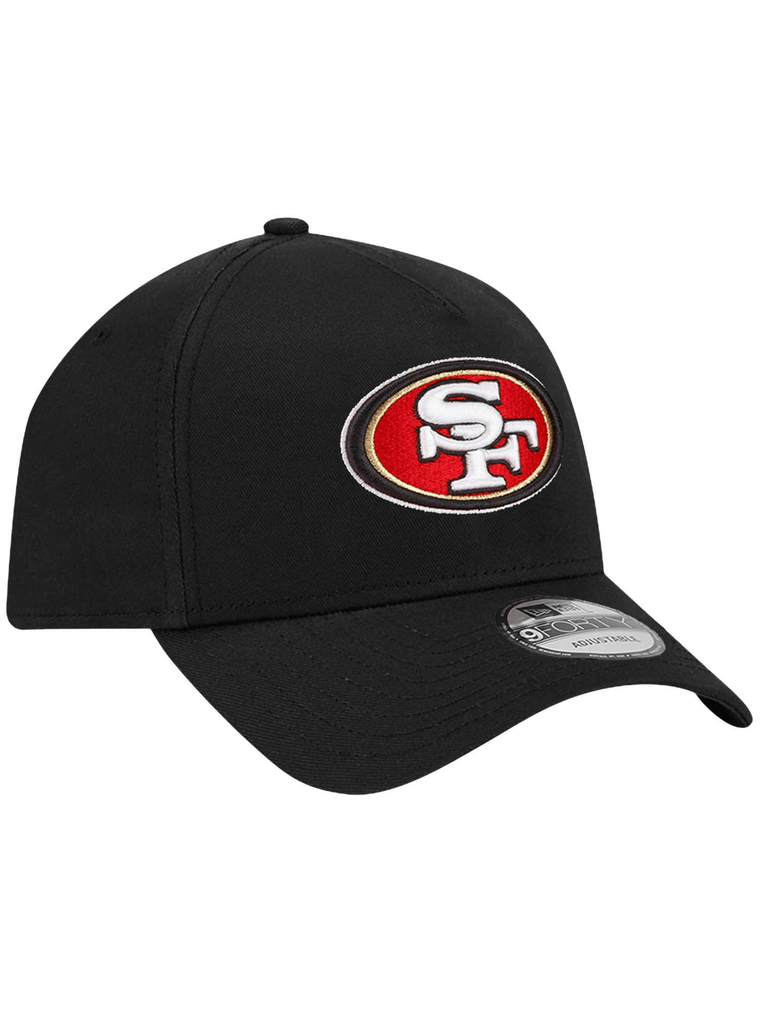 New Era Caps San Francisco 49ers New Era NFL Team 9FORTY A-Frame Snapback Hat - Black