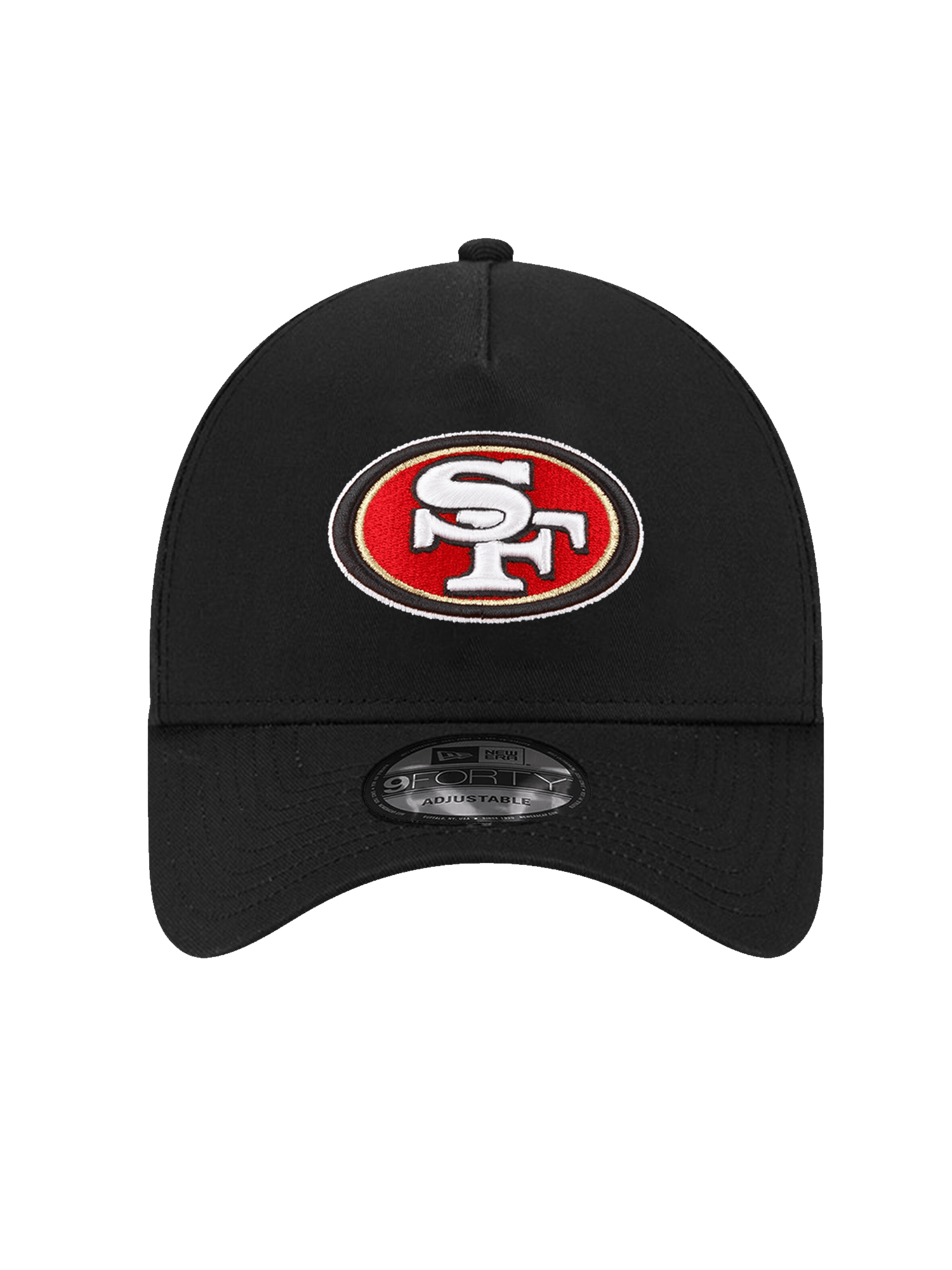 New Era Caps San Francisco 49ers New Era NFL Team 9FORTY A-Frame Snapback Hat - Black