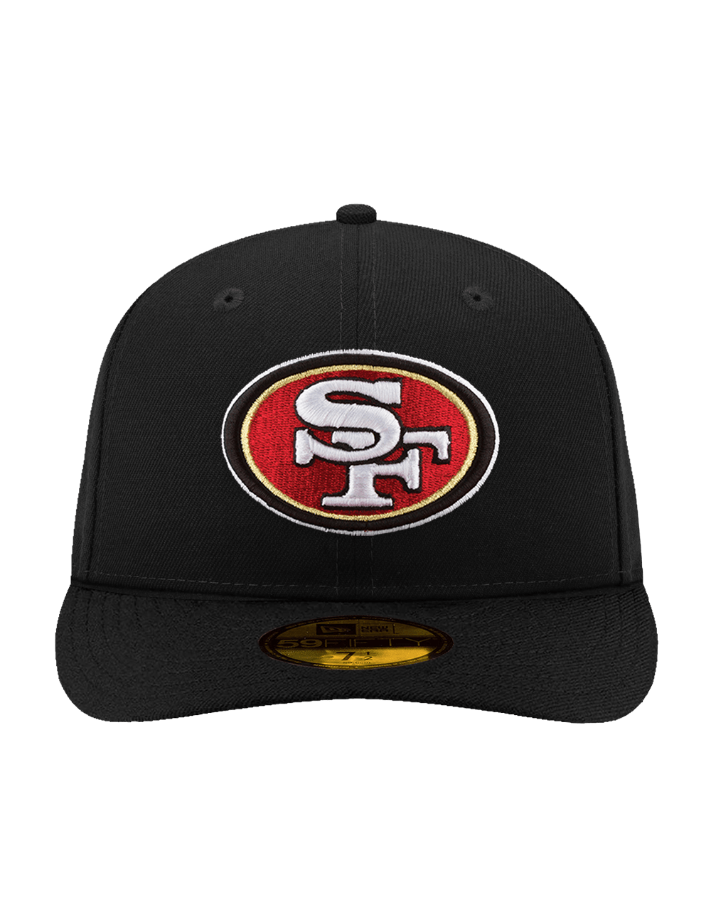 New Era Caps San Francisco 49ers New Era NFL Team Pre-Curved 59FIFTY Fitted Hat - Black