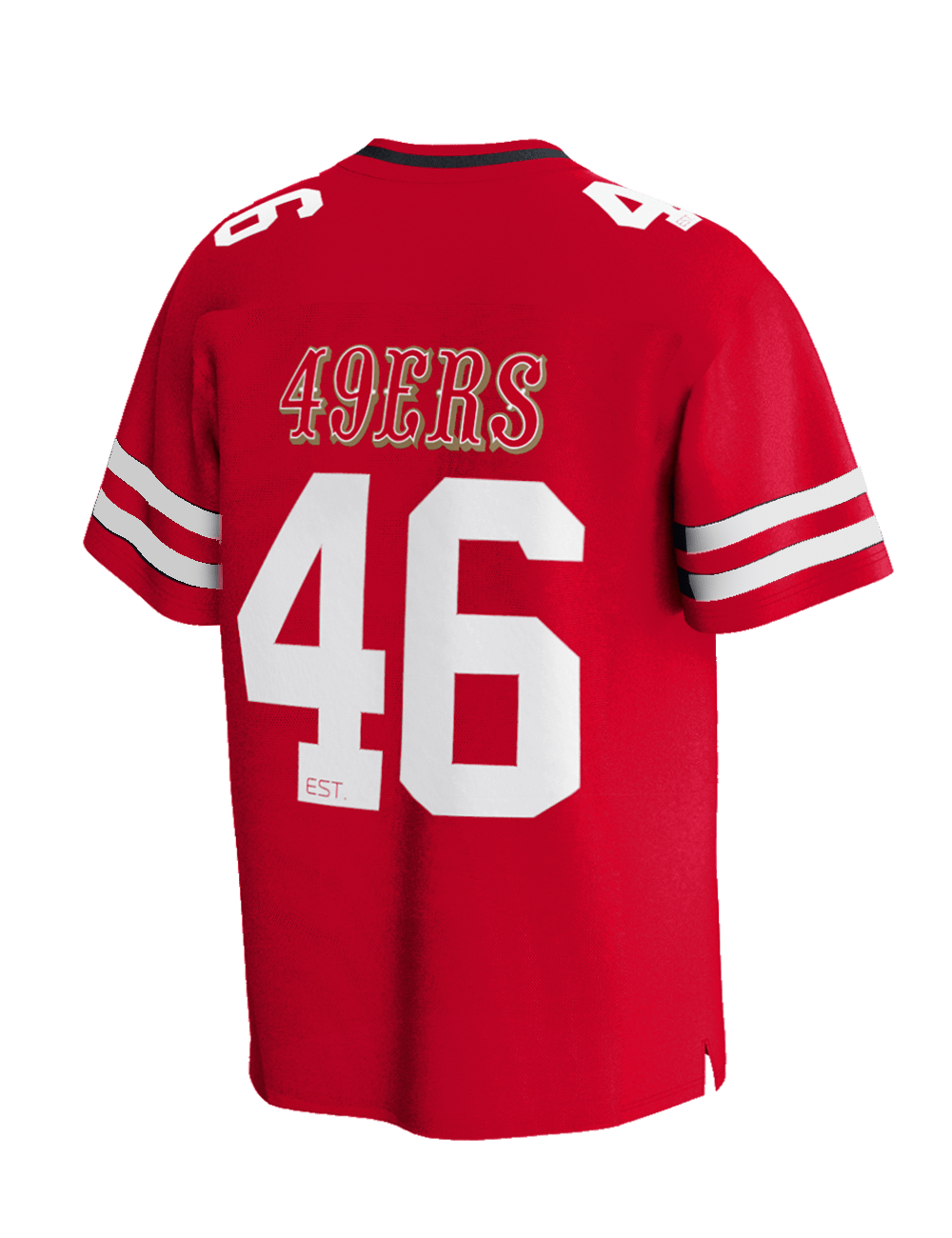 NFL Branded Jerseys San Francisco 49ers NFL Foundation Replica Mesh Jersey - Red