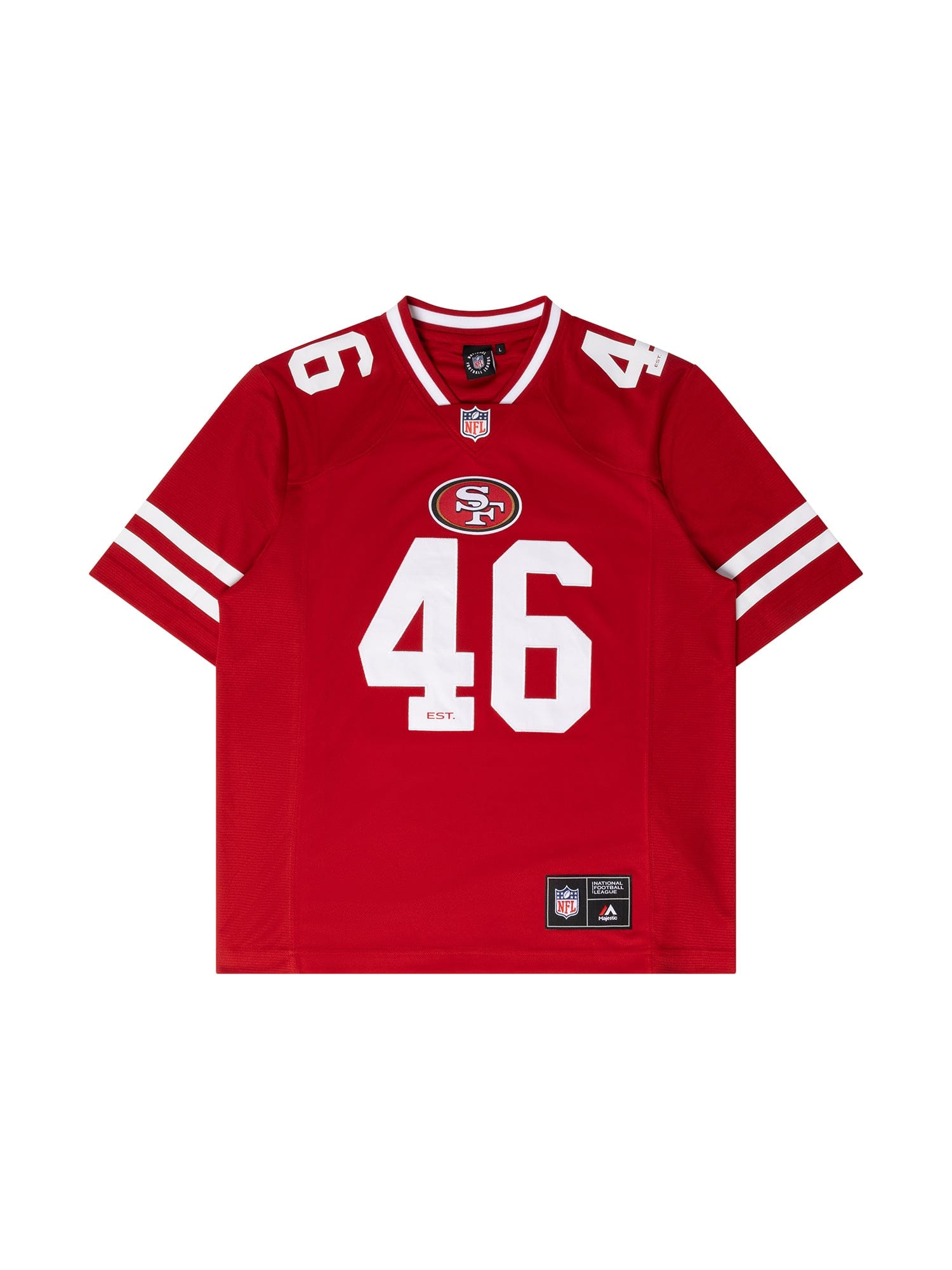 NFL Branded Jerseys San Francisco 49ers NFL Foundation Replica Mesh Jersey - Red