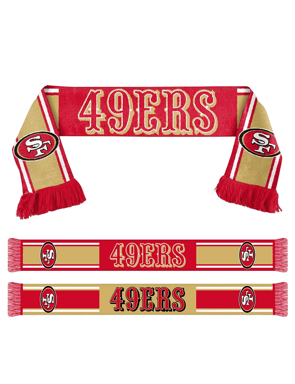 NFL Branded Accessories Unisex San Francisco 49ers NFL Team Issue Unisex Scarf