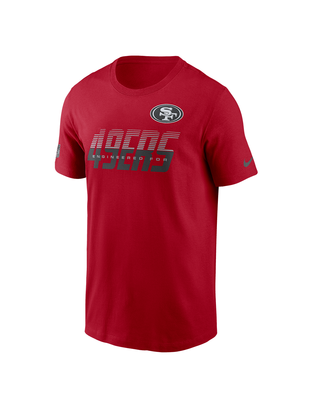 Nike T-Shirts San Francisco 49ers Nike NFL 26 Sideline Team Issue Dri-Fit T-Shirt - Red