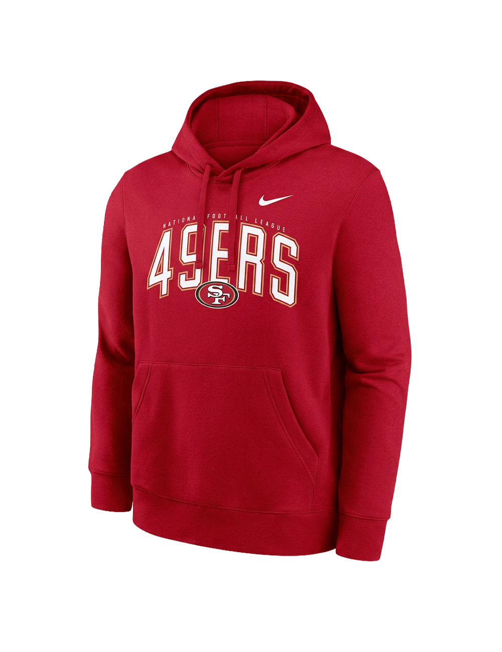 Nike Jumpers San Francisco 49ers Nike NFL Expect Victory Hoodie Jumper - Red