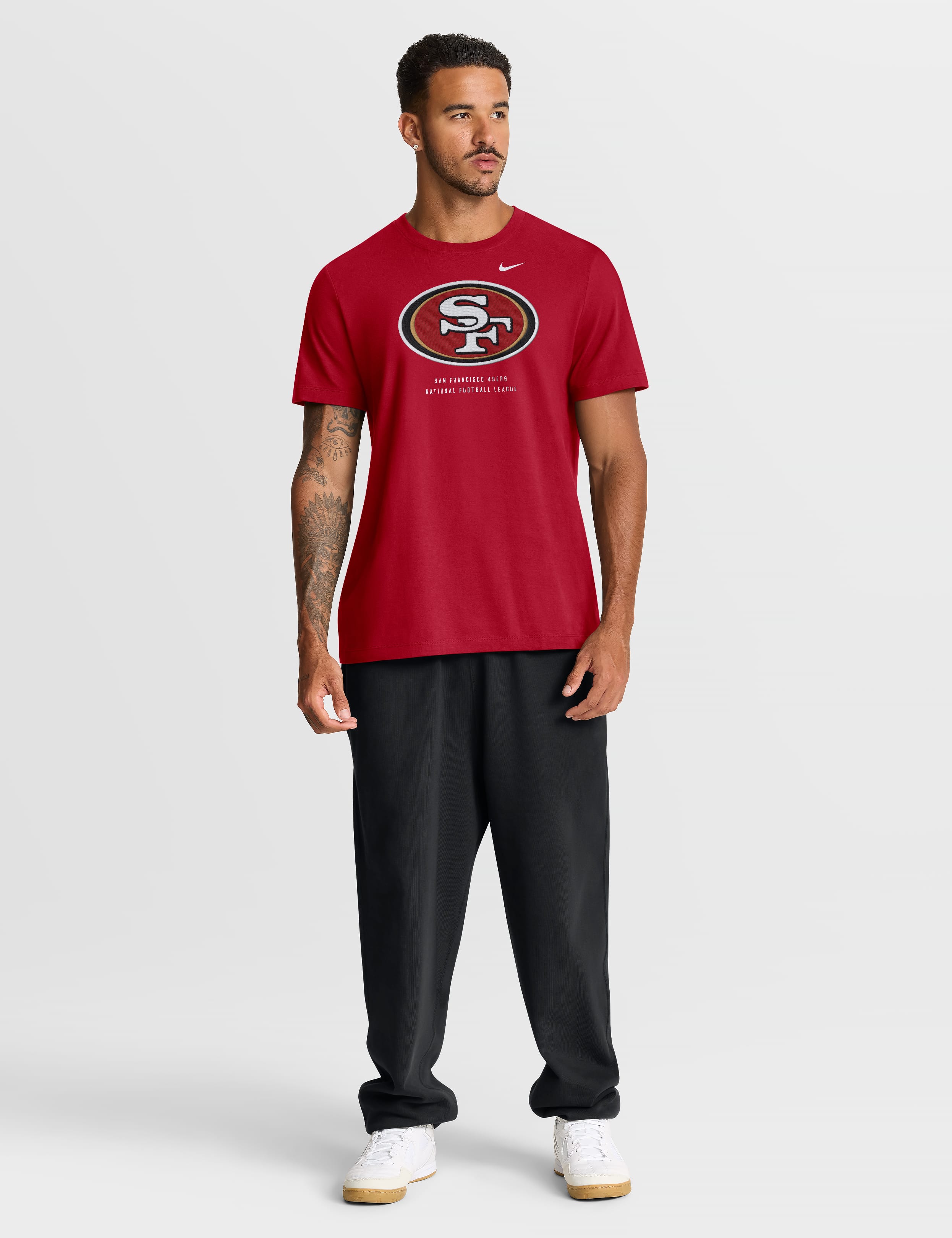 Nike T-Shirts San Francisco 49ers Nike NFL Property Of Cotton T-Shirt - Red