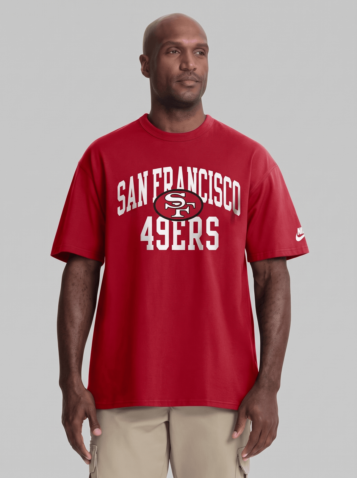 Nike T-Shirts San Francisco 49ers Nike NFL Rewind Max90 Heavyweight T-Shirt - Red