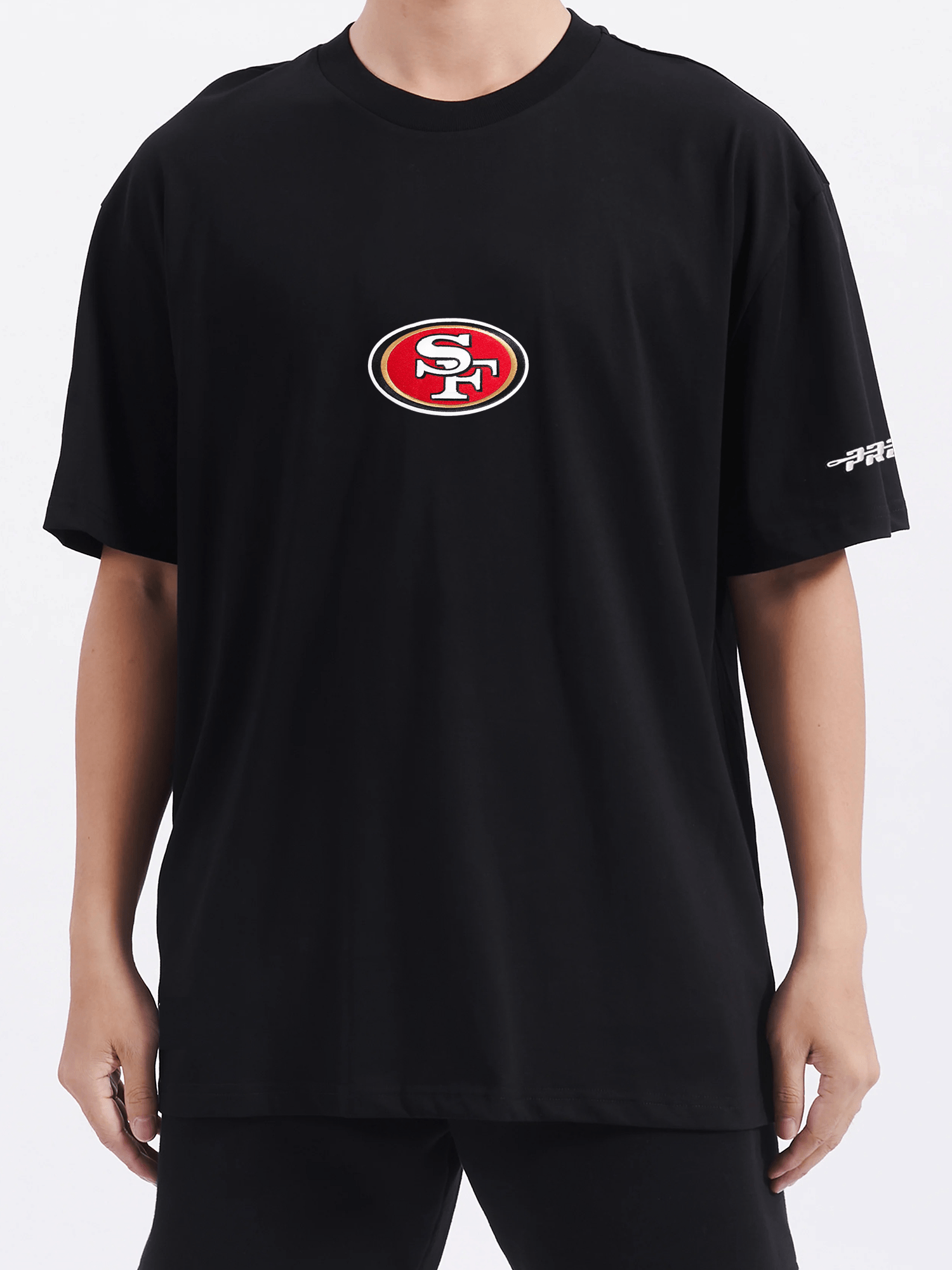 Pro Standard T-Shirts San Francisco 49ers Pro Standard NFL Icon Drop Shoulder T-Shirt - Black