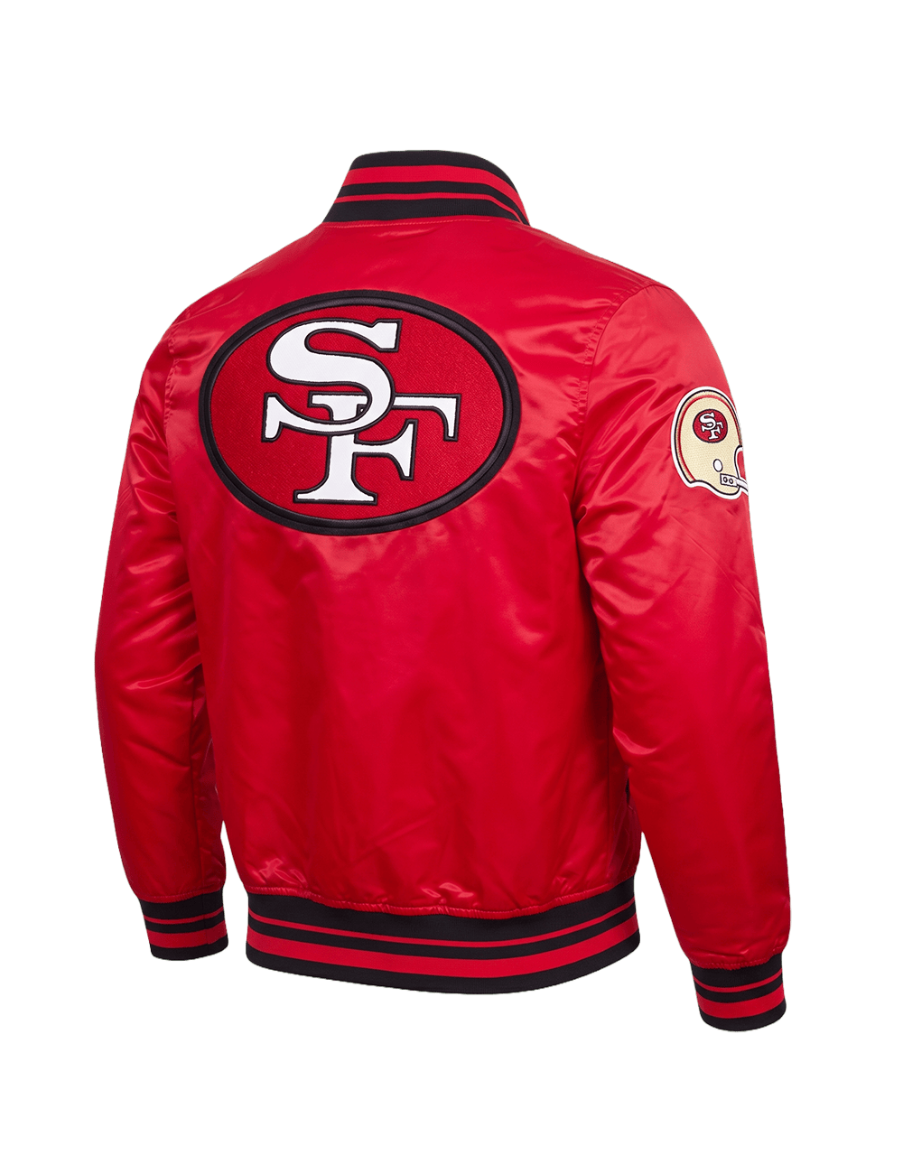 Pro Standard Jackets San Francisco 49ers Pro Standard NFL Retro Classic Lightweight Satin Jacket - Red