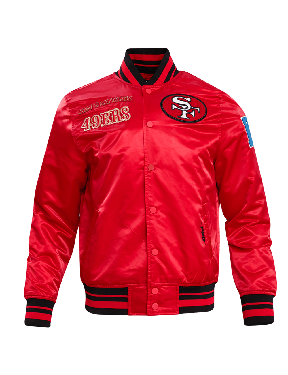 Pro Standard Jackets San Francisco 49ers Pro Standard NFL Retro Classic Lightweight Satin Jacket - Red