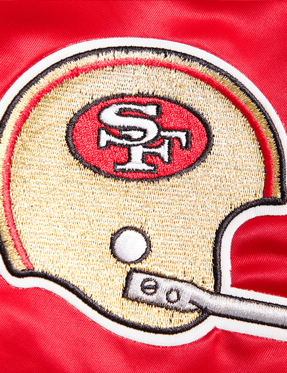 Pro Standard Jackets San Francisco 49ers Pro Standard NFL Retro Classic Lightweight Satin Jacket - Red