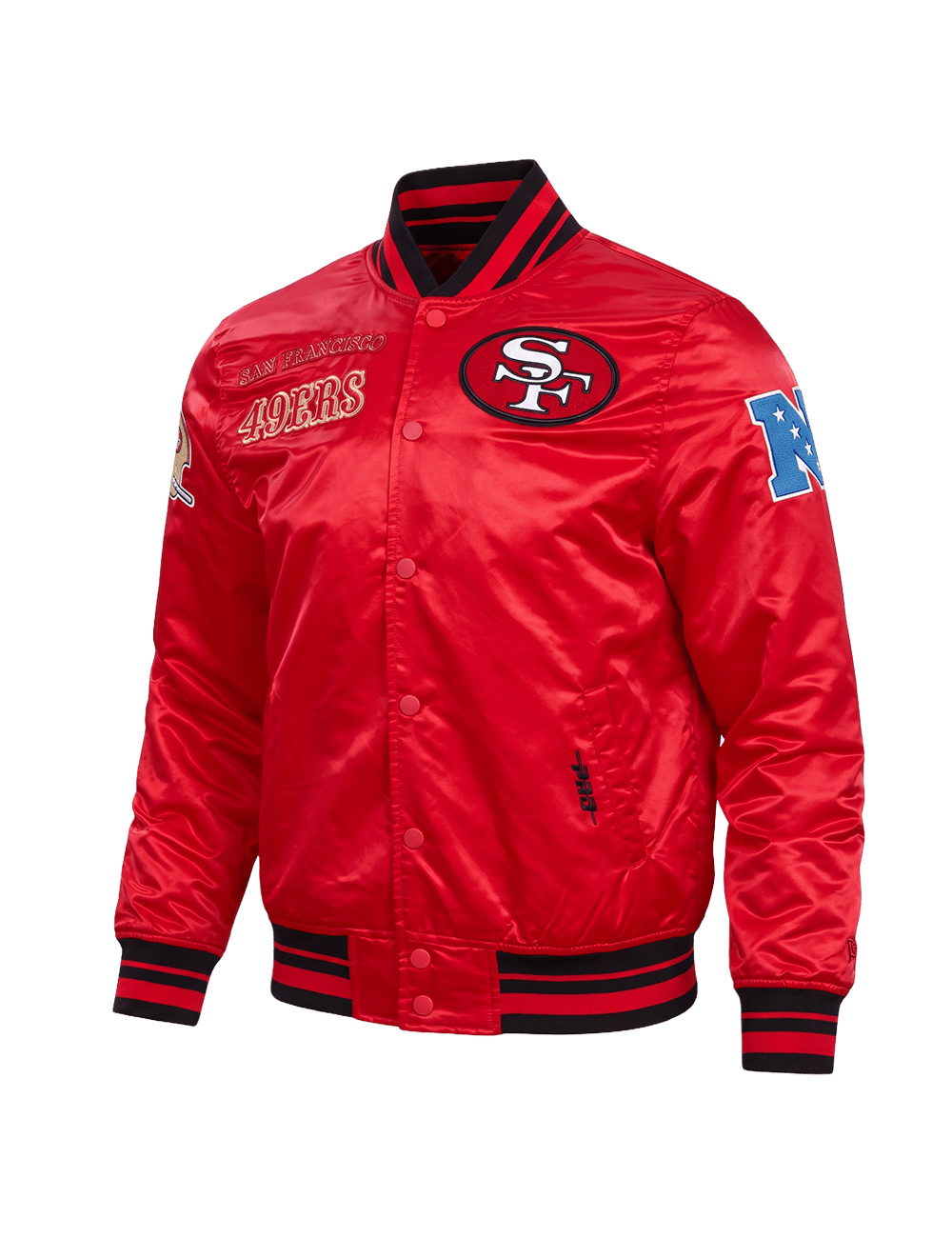 Pro Standard Jackets San Francisco 49ers Pro Standard NFL Retro Classic Lightweight Satin Jacket - Red