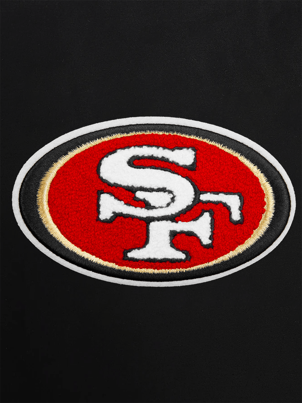 Pro Standard Jumpers San Francisco 49ers Pro Standard NFL Team Chenille Flex Hoodie Jumper - Black