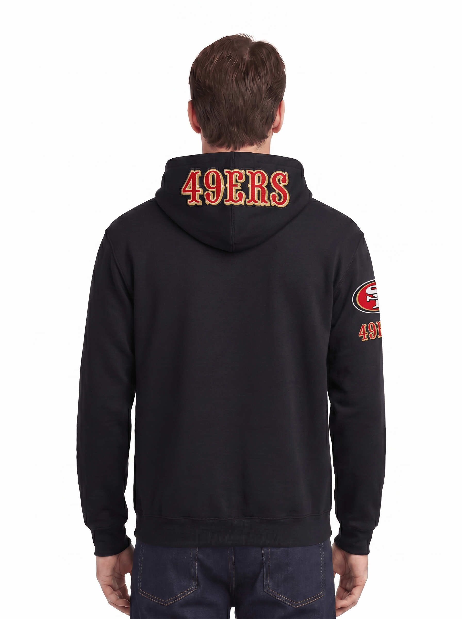 Pro Standard Jumpers San Francisco 49ers Pro Standard NFL Team Chenille Flex Hoodie Jumper - Black
