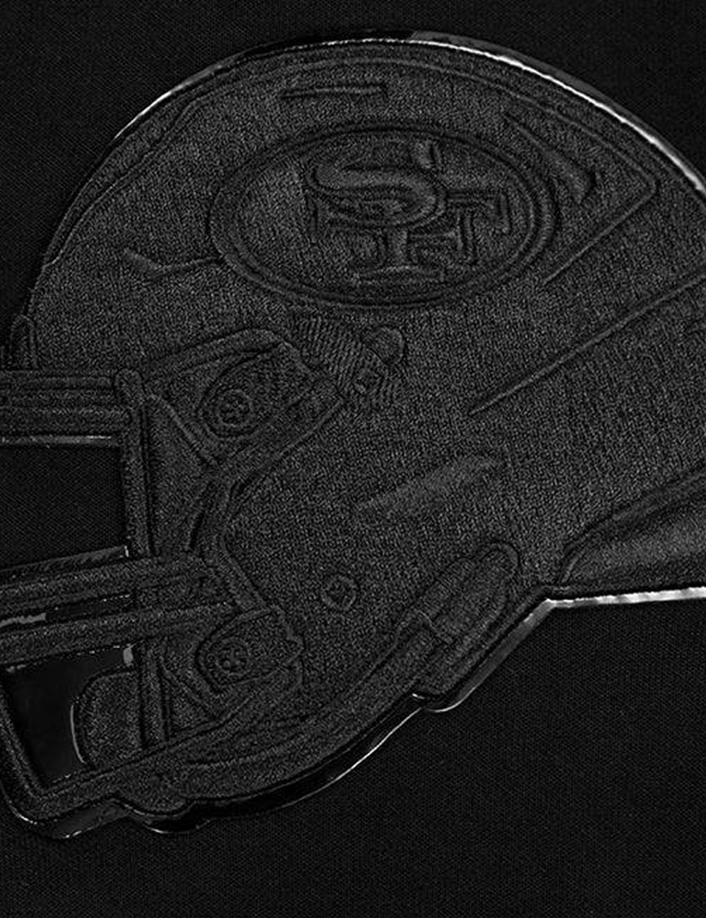 Pro Standard Jumpers San Francisco 49ers Pro Standard NFL Triple Black Pullover Hoodie - Black