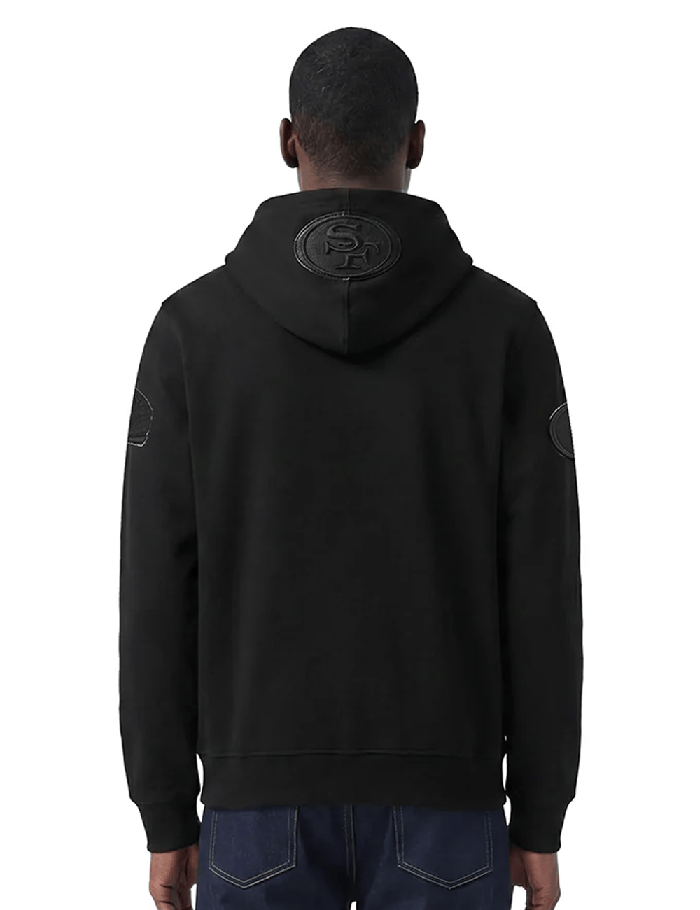 Pro Standard Jumpers San Francisco 49ers Pro Standard NFL Triple Black Pullover Hoodie - Black