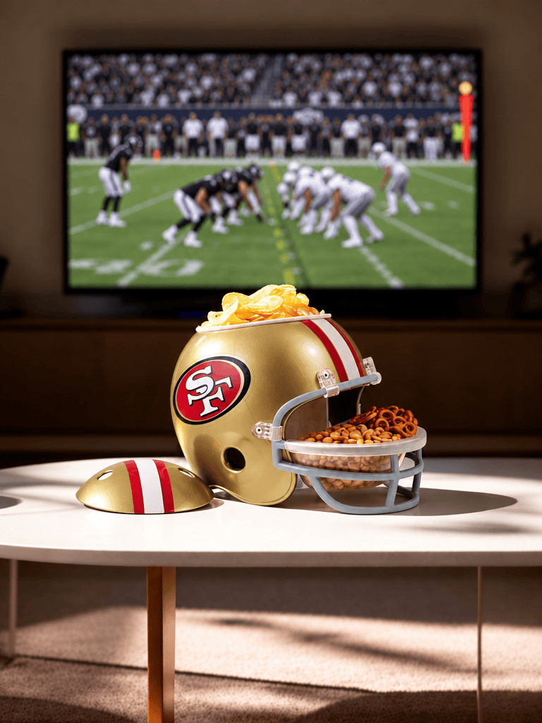 Wincraft Accessories San Francisco 49ers Wincraft NFL Full Size Multi Compartment Snack Helmet