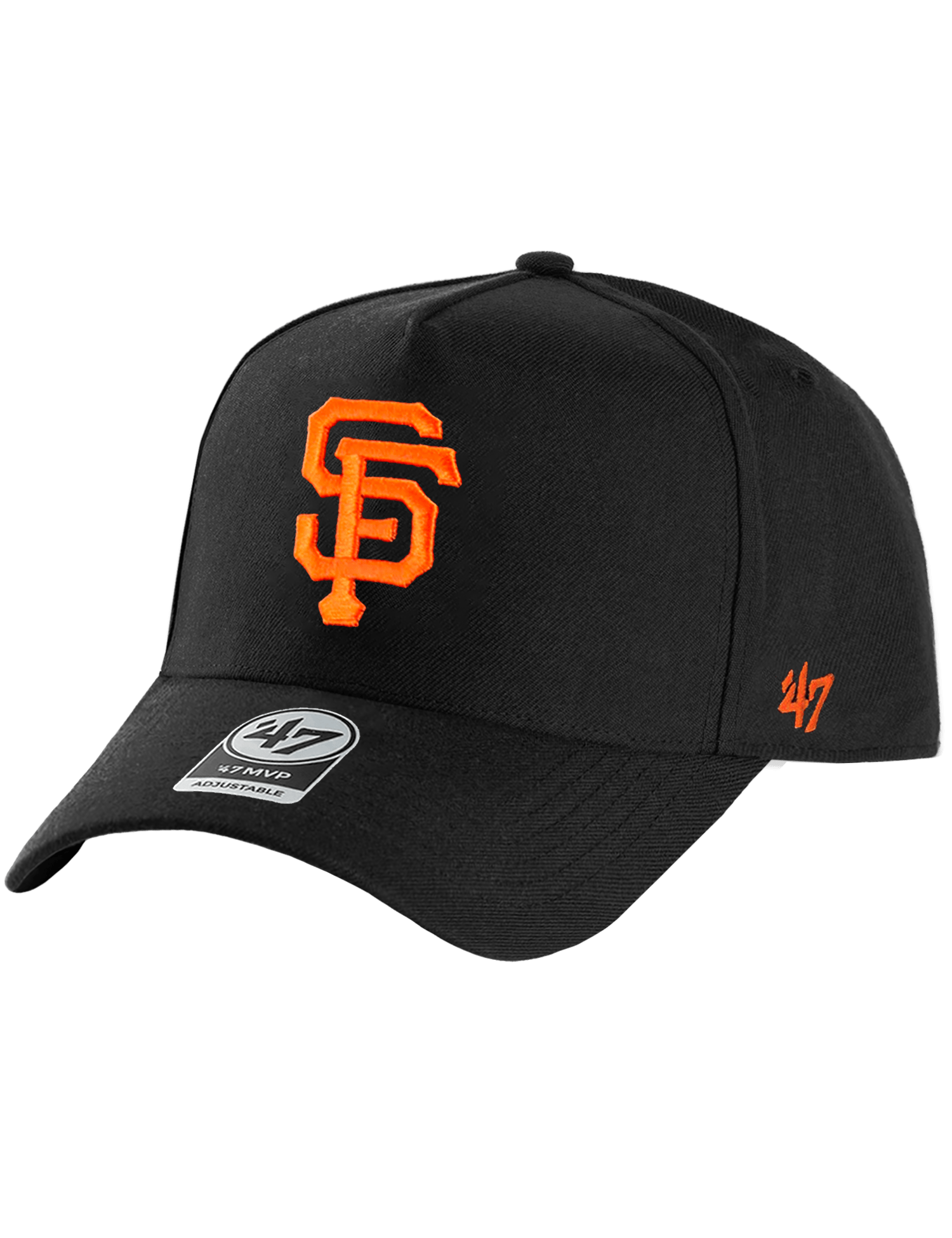 47 Brand Caps San Francisco Giants '47 MLB Team MVP DT Snapback Hat - Black