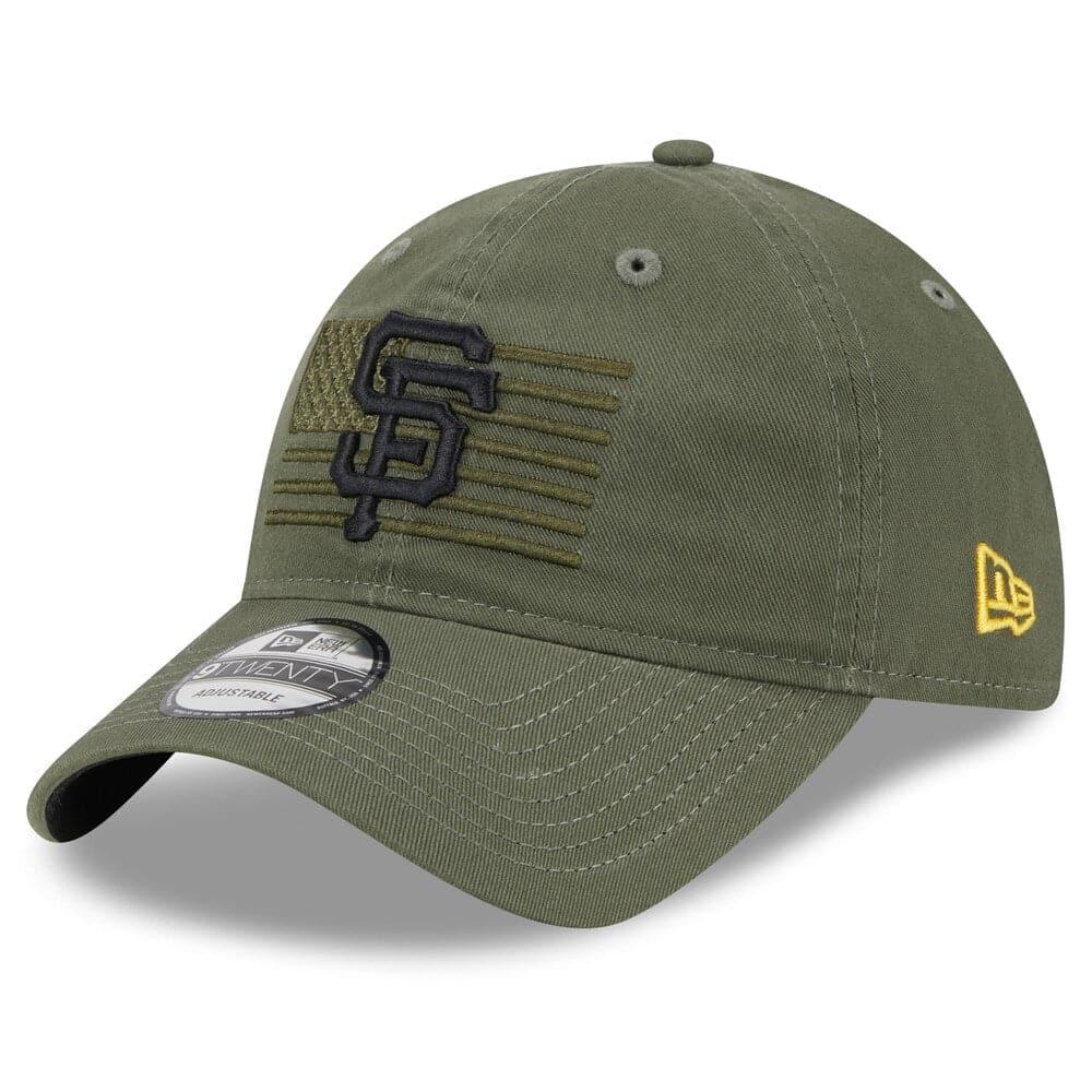 New Era Caps San Francisco Giants New Era MLB 2023 Armed Forces 9TWENTY Strapback Hat - Army
