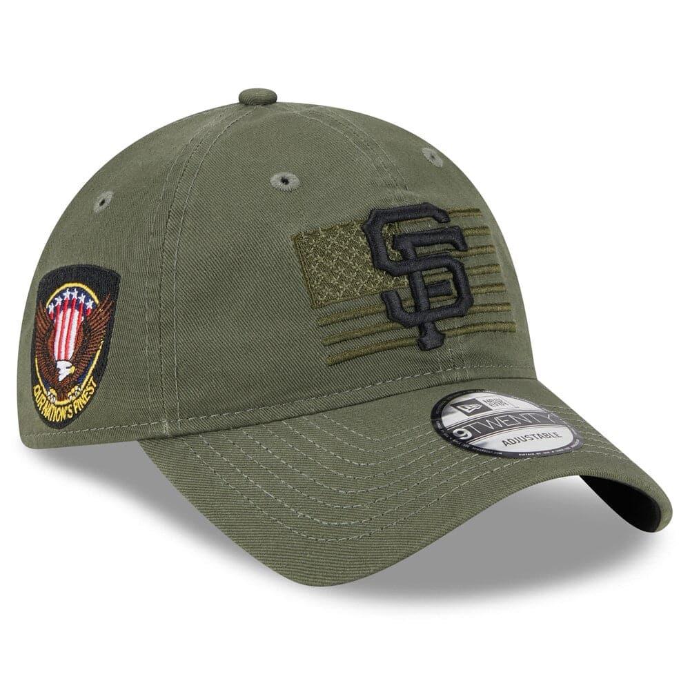 New Era Caps San Francisco Giants New Era MLB 2023 Armed Forces 9TWENTY Strapback Hat - Army
