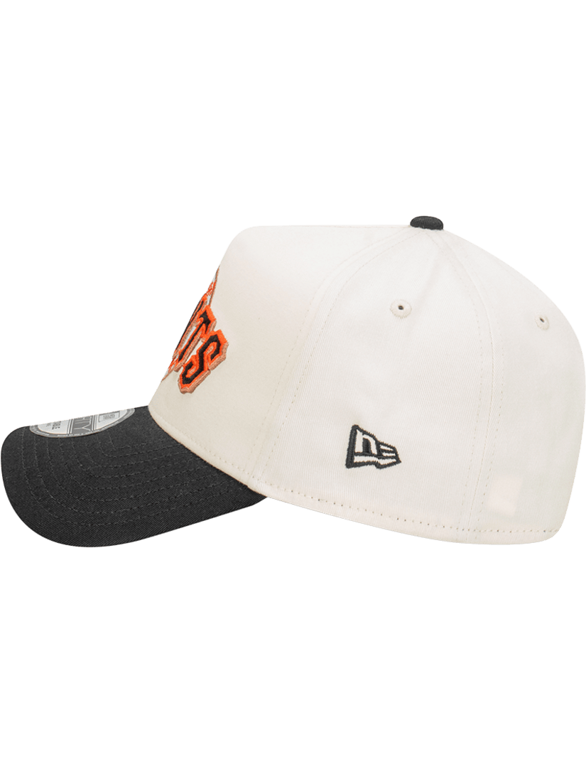 New Era Caps San Francisco Giants New Era MLB Baseball Patch 9FORTY A-Frame Snapback - Chrome