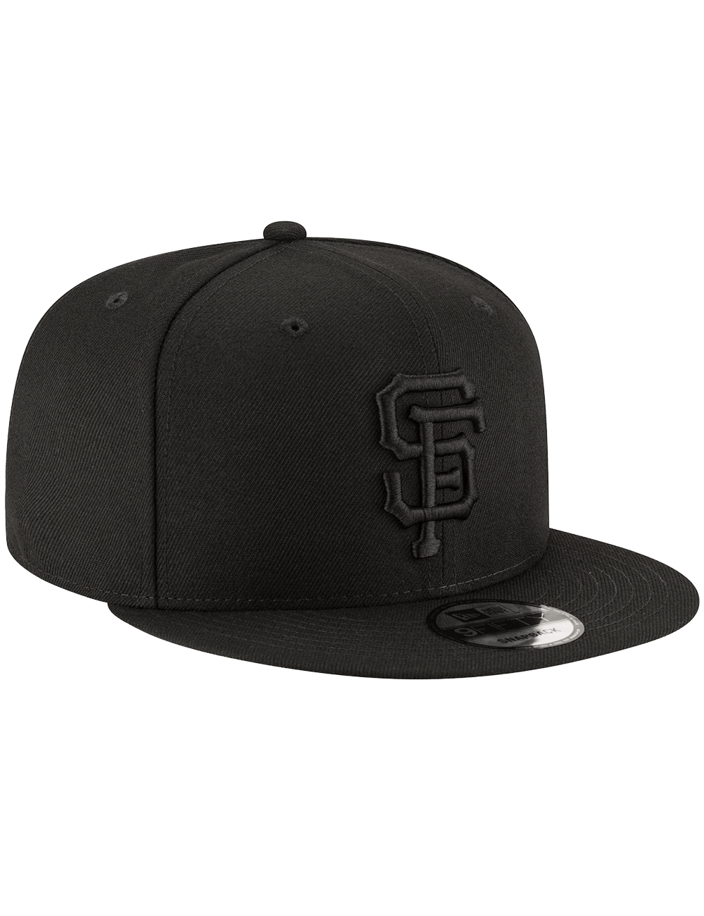 New Era Caps OSFA San Francisco Giants New Era MLB Black On Black 9FIFTY Snapback Hat