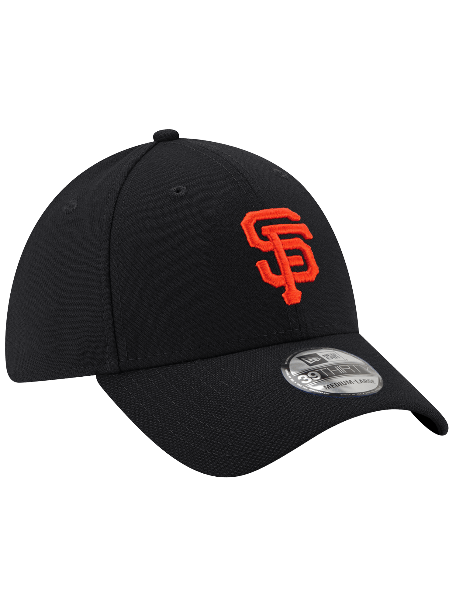New Era Caps San Francisco Giants New Era MLB Team 39THIRTY Stretch-Fit Hat - Black