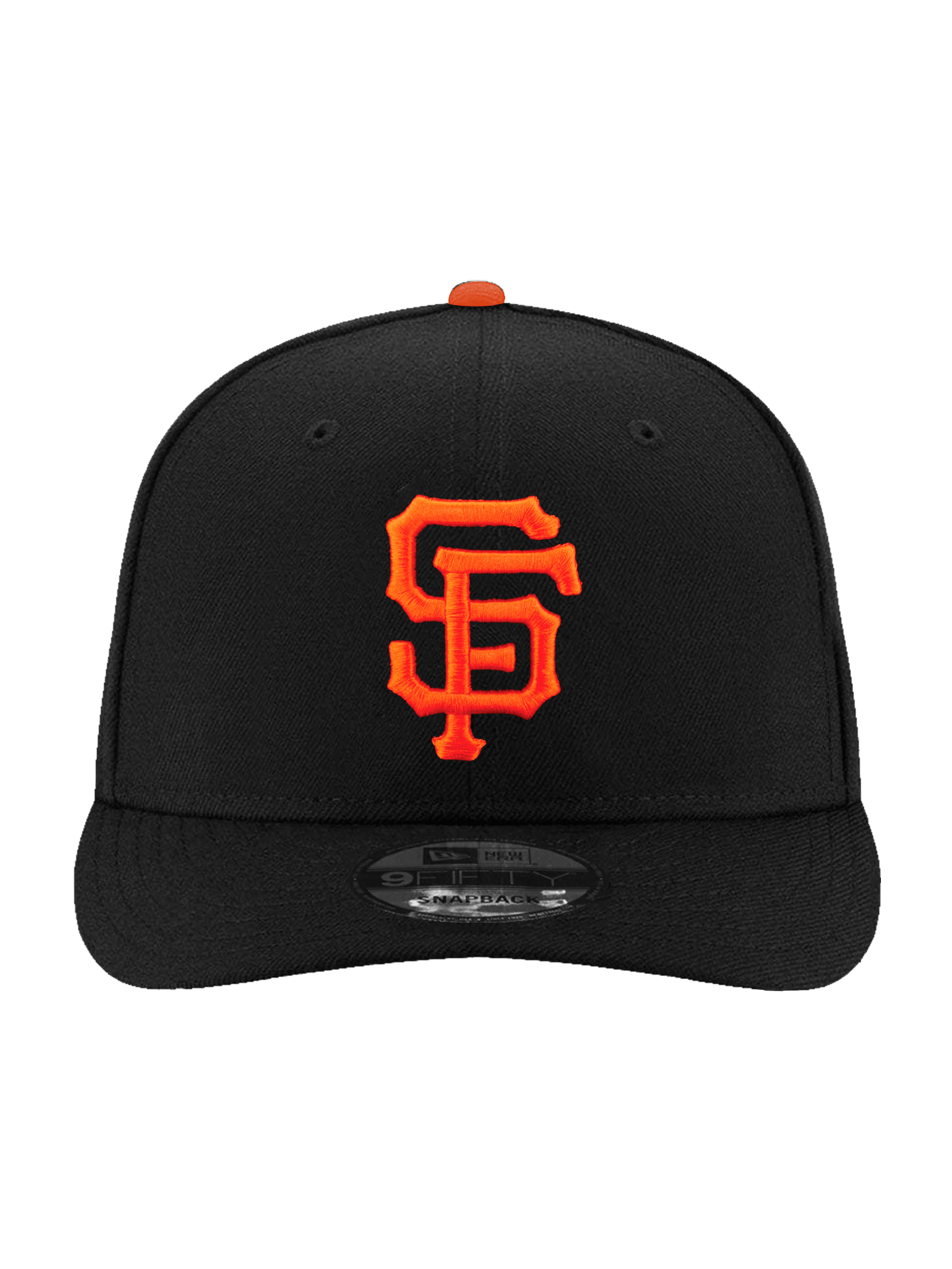 New Era Caps San Francisco Giants New Era MLB Team Pre-Curved 9FIFTY Snapback Hat - Black