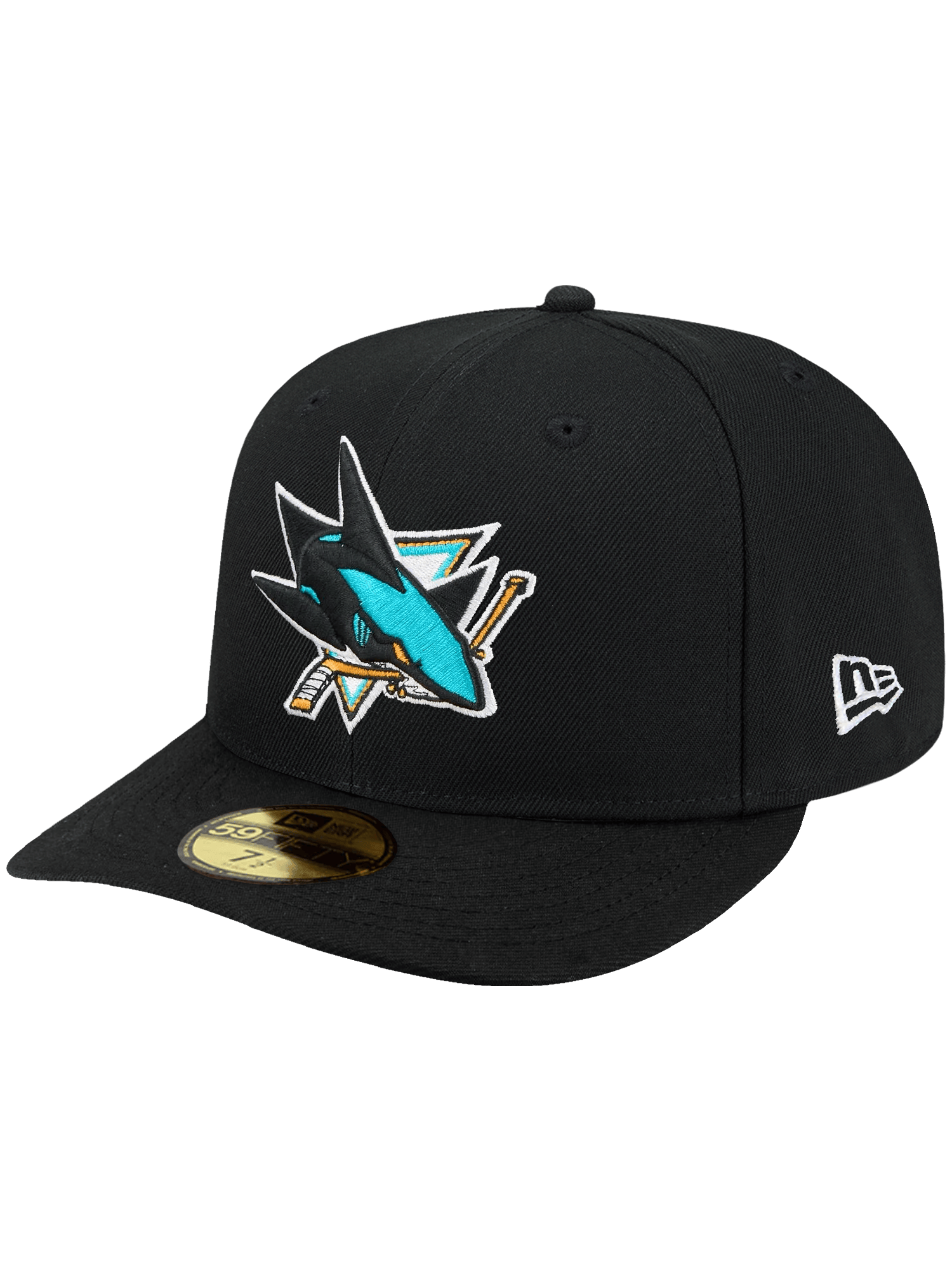 New Era Caps San Jose Sharks New Era NHL Team 59FIFTY Pre-Curved Fitted Hat - Black