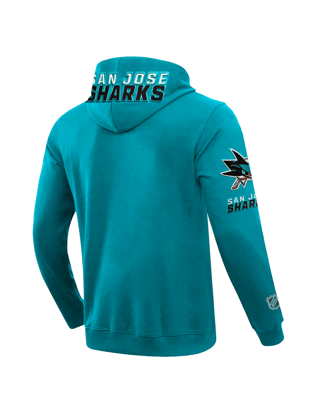 Pro Standard Jumpers San Jose Sharks Pro Standard NHL Classic Chenille Flex Hoodie Jumper - Teal