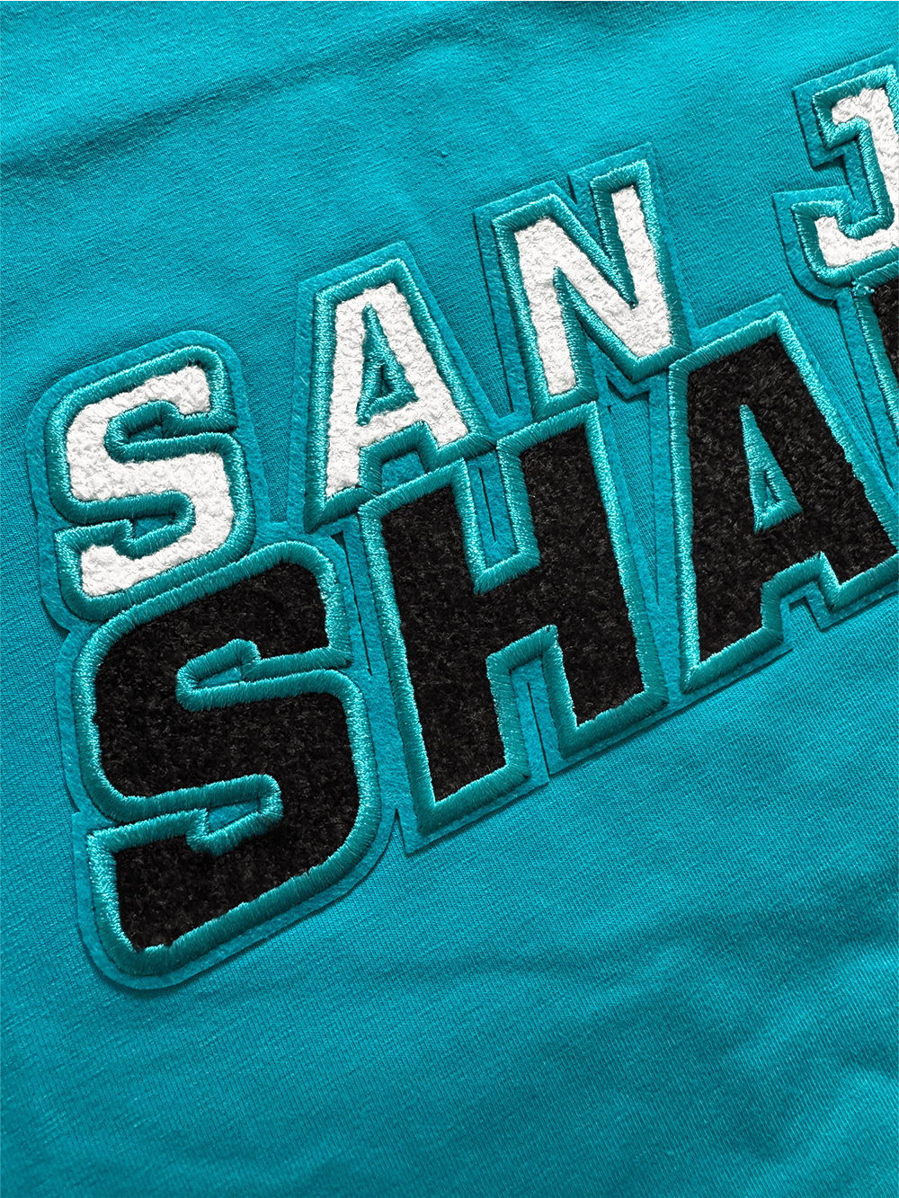 Pro Standard T-Shirts San Jose Sharks Pro Standard NHL Classic Chenille Flex T-Shirt - Teal