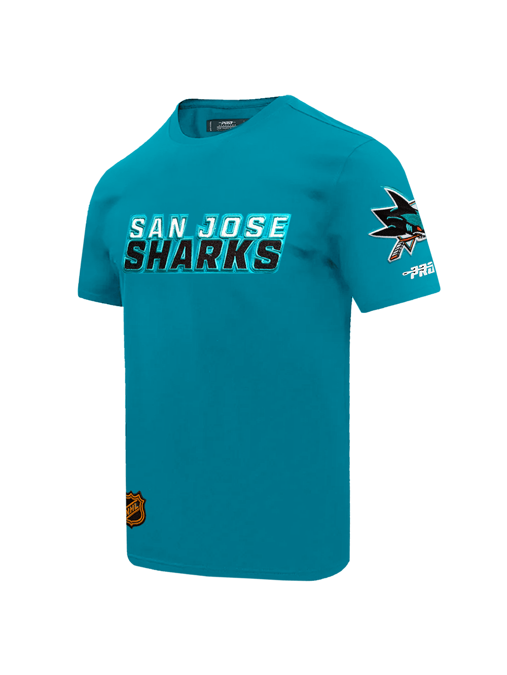 Pro Standard T-Shirts San Jose Sharks Pro Standard NHL Classic Chenille Flex T-Shirt - Teal