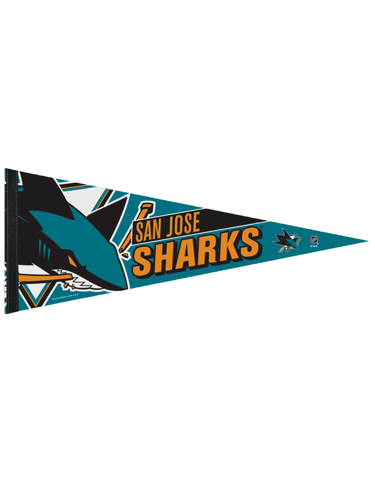 Wincraft Accessories San Jose Sharks Wincraft NHL 12 x 30" Premium Felt Pennant