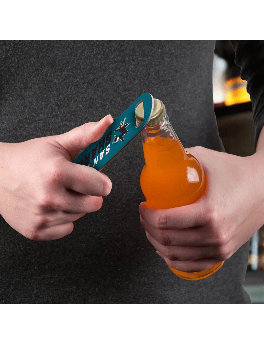 Wincraft Accessories San Jose Sharks Wincraft NHL Double Sided Metal Bottle Opener