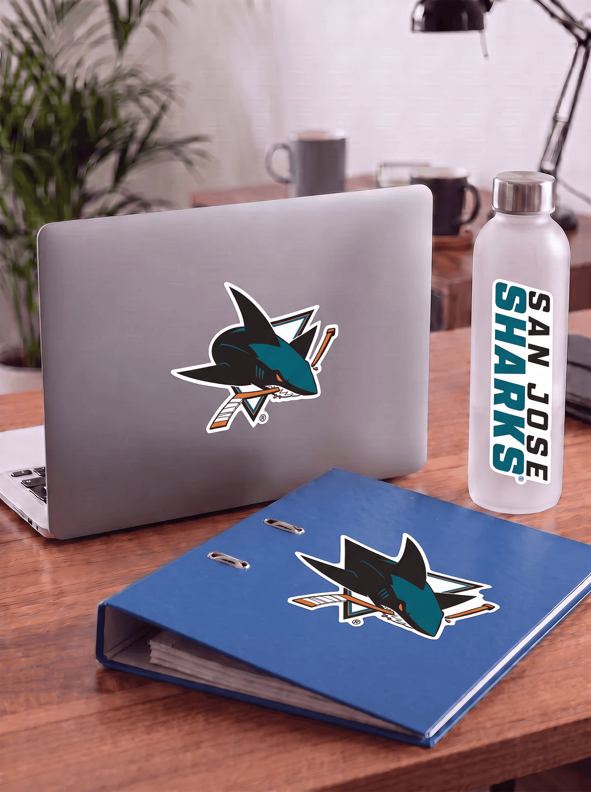 Wincraft Accessories San Jose Sharks Wincraft NHL Team 3 Piece 5” x 7” Decal Set